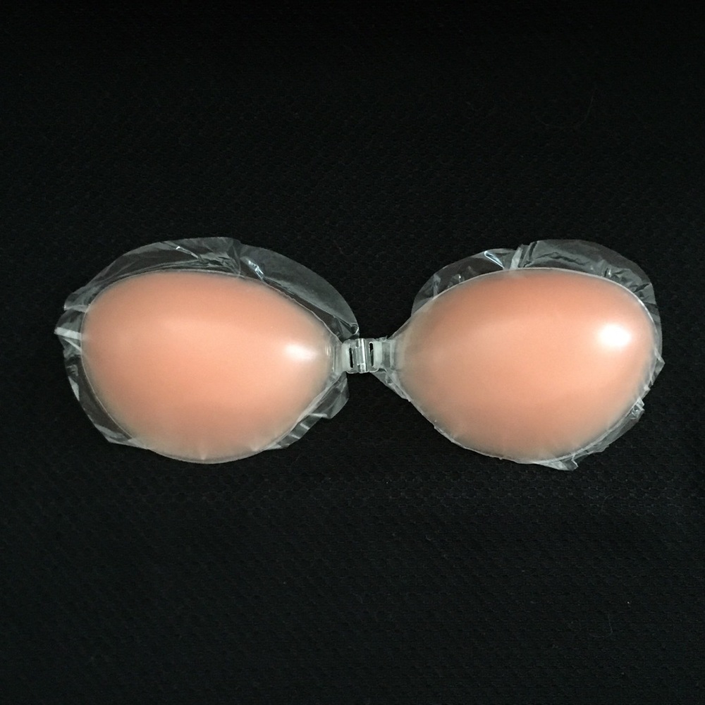 Silicone strapless bra.  NWOT.  34B.